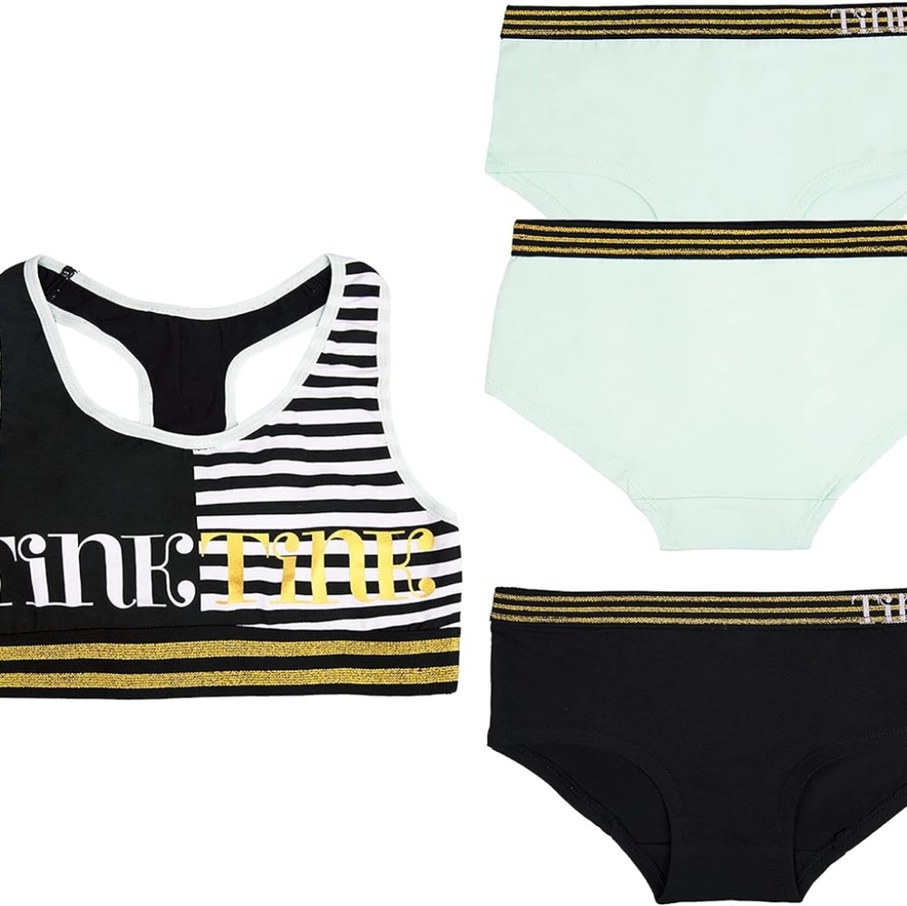Tinkerbell 3-pack Underwear and Bra Set
